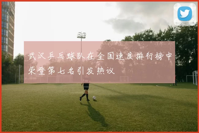 武汉乒乓球队在全国速度排行榜中荣登第七名引发热议